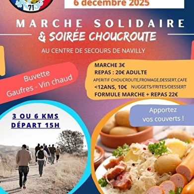 Marche solidaire et soirée choucroute - Téléthon