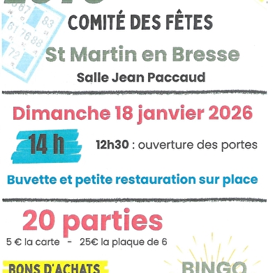 Loto du comité des fêtes