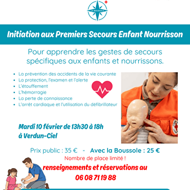 Initiation aux Premiers Secours Enfant Nourrisson
